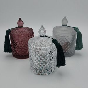 Urban Outfitters Upcycled Geo-Etched Stash Jars - Your choice of color combo!